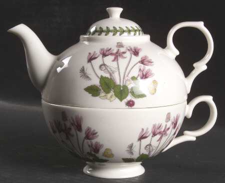 Botanic Garden Individual Teapot & Lid with Cup