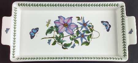 Botanic Garden Large Handled Sandwich Tray (Fire & Ice) by Portmeirion