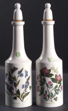Botanic Garden Vinegar and Oil Set with Stoppers