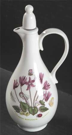 Botanic Garden Handled Vinegar Cruet and Stopper
