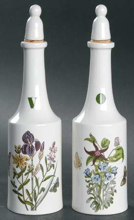 Botanic Garden Vinegar and Oil Set with Stoppers