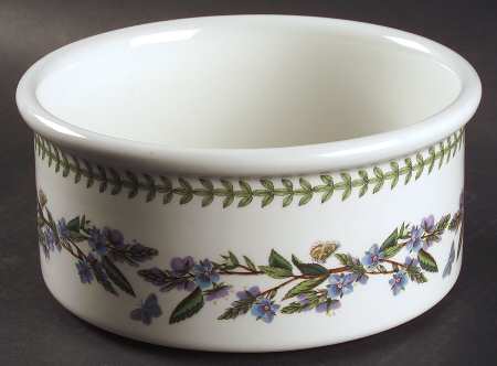 Botanic Garden 7" Round Vegetable/Souffle (Drum) by Portmeirion