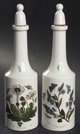 Botanic Garden Vinegar and Oil Set with Stoppers