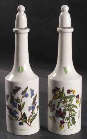 Botanic Garden Vinegar and Oil Set with Stoppers