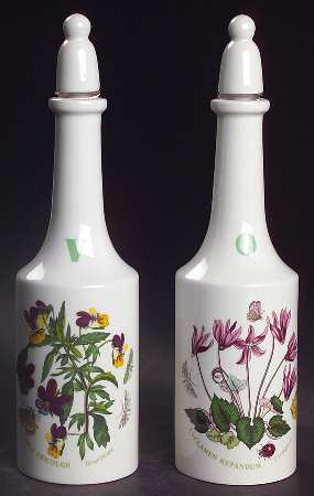 Botanic Garden Vinegar and Oil Set with Stoppers