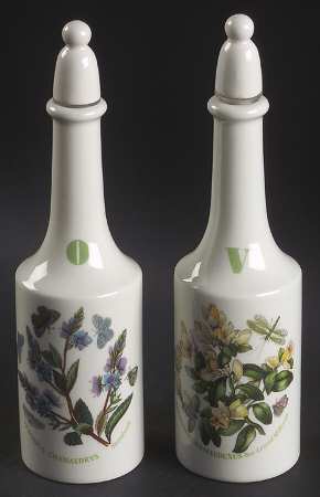 Botanic Garden Vinegar and Oil Set with Stoppers