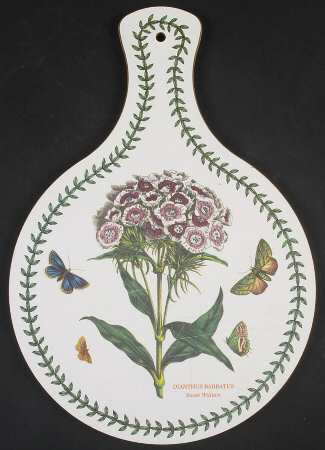 Botanic Garden Round Handled Melamine/Wood Cutting Board by Portmeirion