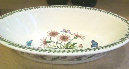 Botanic Garden 13" Oval Pie Baker