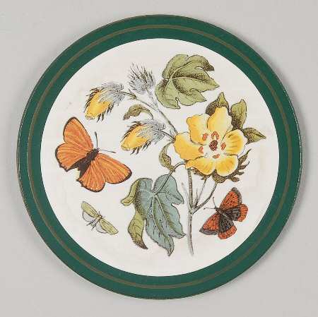 Botanic Garden Round Cork Back Coaster
