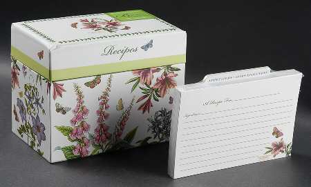 Botanic Garden Boxed Recipe Card - Set of 40