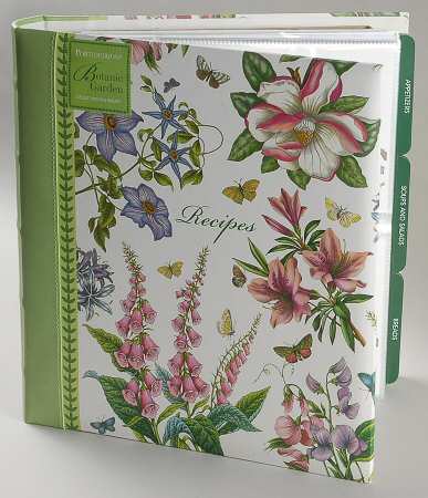 Botanic Garden Deluxe Kitchen Binder(Includes 24-5"X7" Cards)