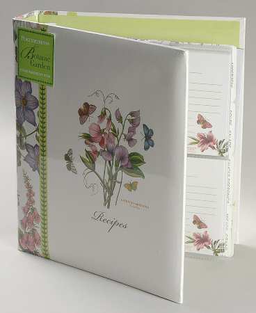 Botanic Garden Recipe Book (Has 40-4" X 6" Cards)