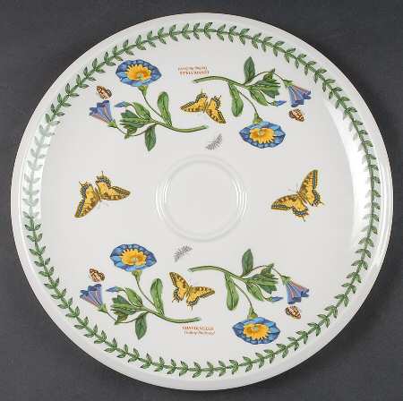 Botanic Garden Chip/Dip Plate (Uses ISBFR for Dip)