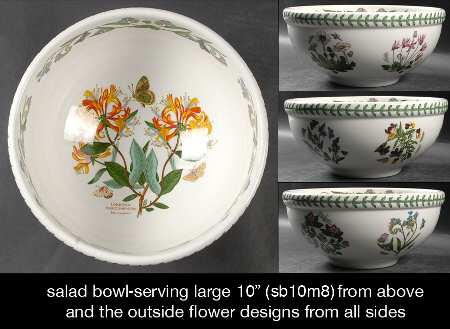 Botanic Garden 10" Large Salad Serving Bowl