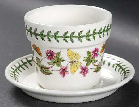 Botanic Garden 2" Herb Pot w/Underplate