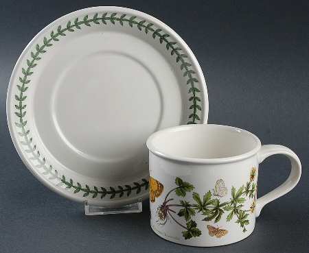 Botanic Garden Drum Breakfast Cup & Saucer Set