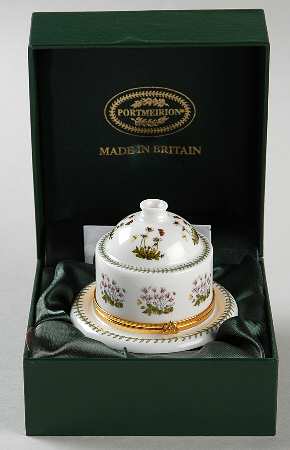 Botanic Garden Cheese Dome Miniature Box with Hinged Lid