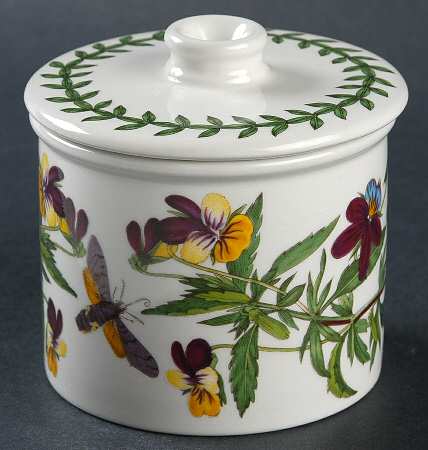 Botanic Garden Drum Sugar Bowl & Lid
