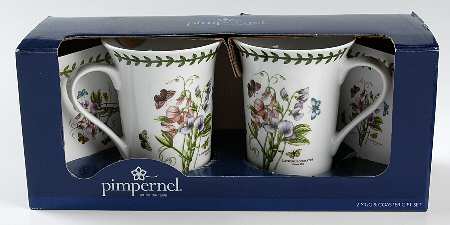 Botanic Garden (Set of 2) Pimpernel Mug & Coaster Set