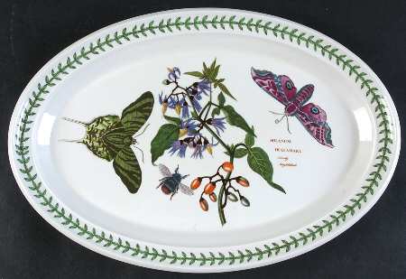 Botanic Garden 13" Oval Serving Platter
