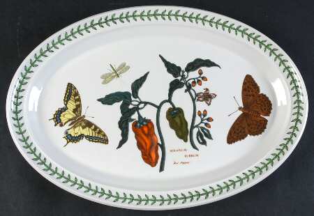 Botanic Garden 13" Oval Serving Platter