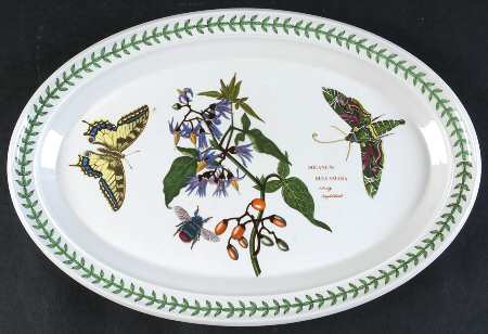 Botanic Garden 13" Oval Serving Platter