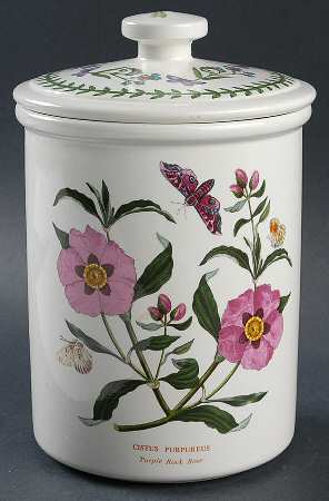 Botanic Garden 8" Storage Crock & Lid