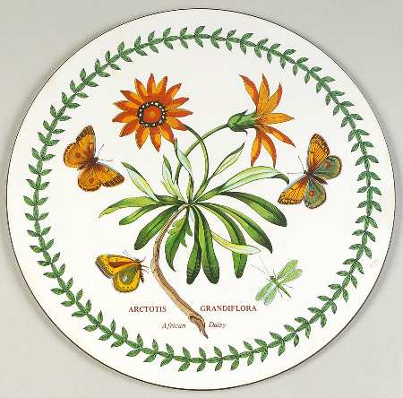 Botanic Garden Round Placemat with Cork Back