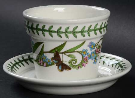 Botanic Garden 2" Herb Pot w/Underplate