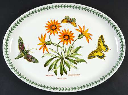 Botanic Garden 14" Oval Steak Platter