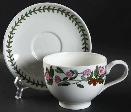 Botanic Garden Traditional Breakfast Cup & Saucer Set