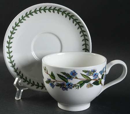 Botanic Garden Traditional Breakfast Cup & Saucer Set