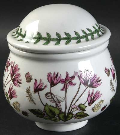 Botanic Garden Romantic Sugar Bowl & Lid