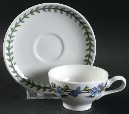 Botanic Garden Espresso/Traditional Cup & Saucer Set