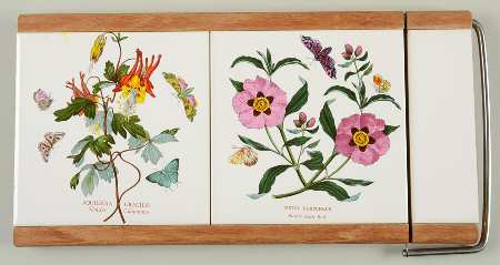 Botanic Garden Cheese Board (2 Tiles and Slicer)