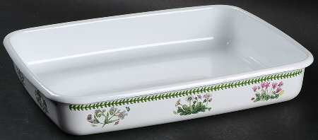 Botanic Garden 10" Metal Rectangular Baker
