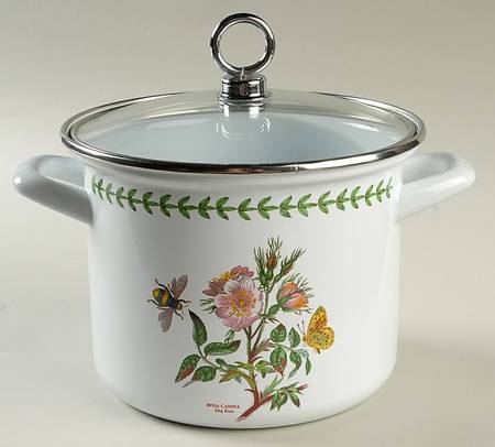 Botanic Garden 2.5 Qt Metal Stockpot & Lid