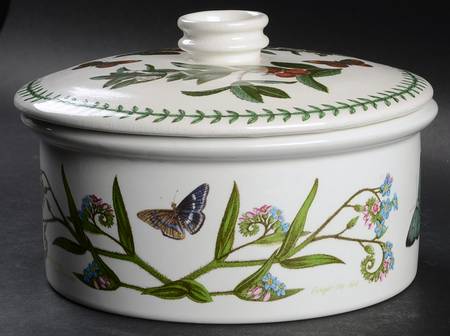Botanic Garden 1.5 Qt Rd Cov Drum Casserole/Vegetable/Souffle
