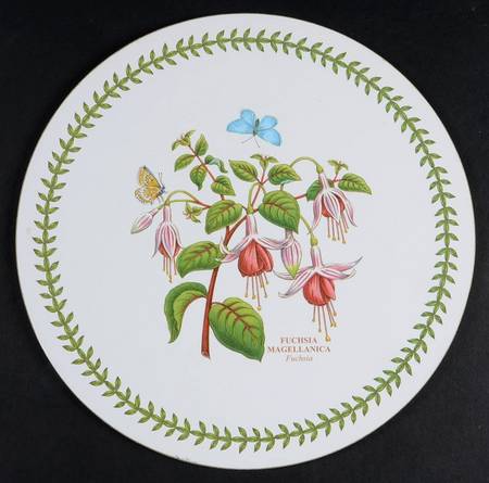 Botanic Garden Placemat-Corkboard/Round