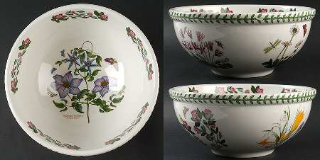 Botanic Garden 11" Large Salad Serving Bowl