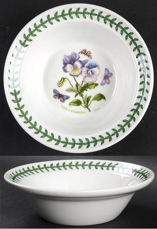 Botanic Garden Rim Cereal/Oatmeal Bowl