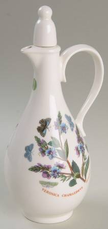 Botanic Garden Handled Oil Cruet and Stopper