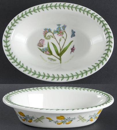 Botanic Garden 8" Oval Pie Baker