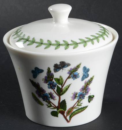 Botanic Garden Flared Sugar Bowl & Lid