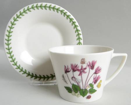 Botanic Garden Flat Cup & Saucer Set