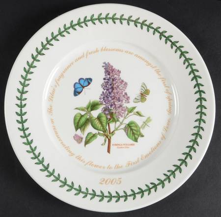 Botanic Garden 2005 Collector Plate