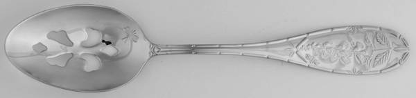 Botanic Garden Pierced Serving Spoon-All Stainless