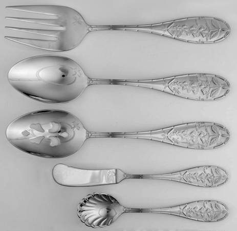 Botanic Garden (5 Pc) All Stainless Hostess Set