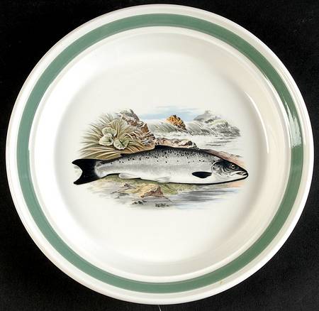 Compleat Angler Band Salad Plate