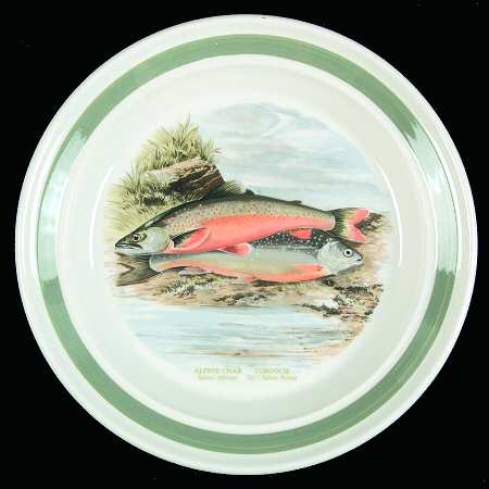 Compleat Angler Band Bread & Butter Plate